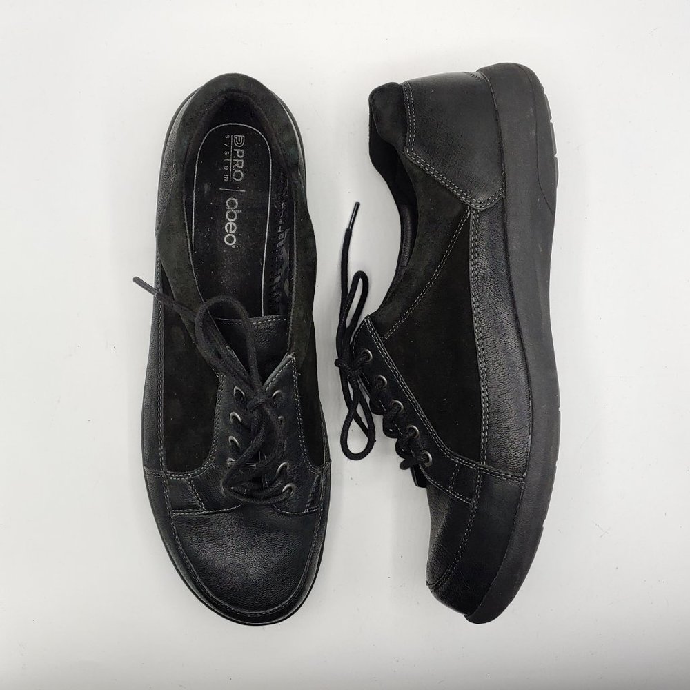 ABEO PRO womens 11 Eliza Black Leather Needs Insoles